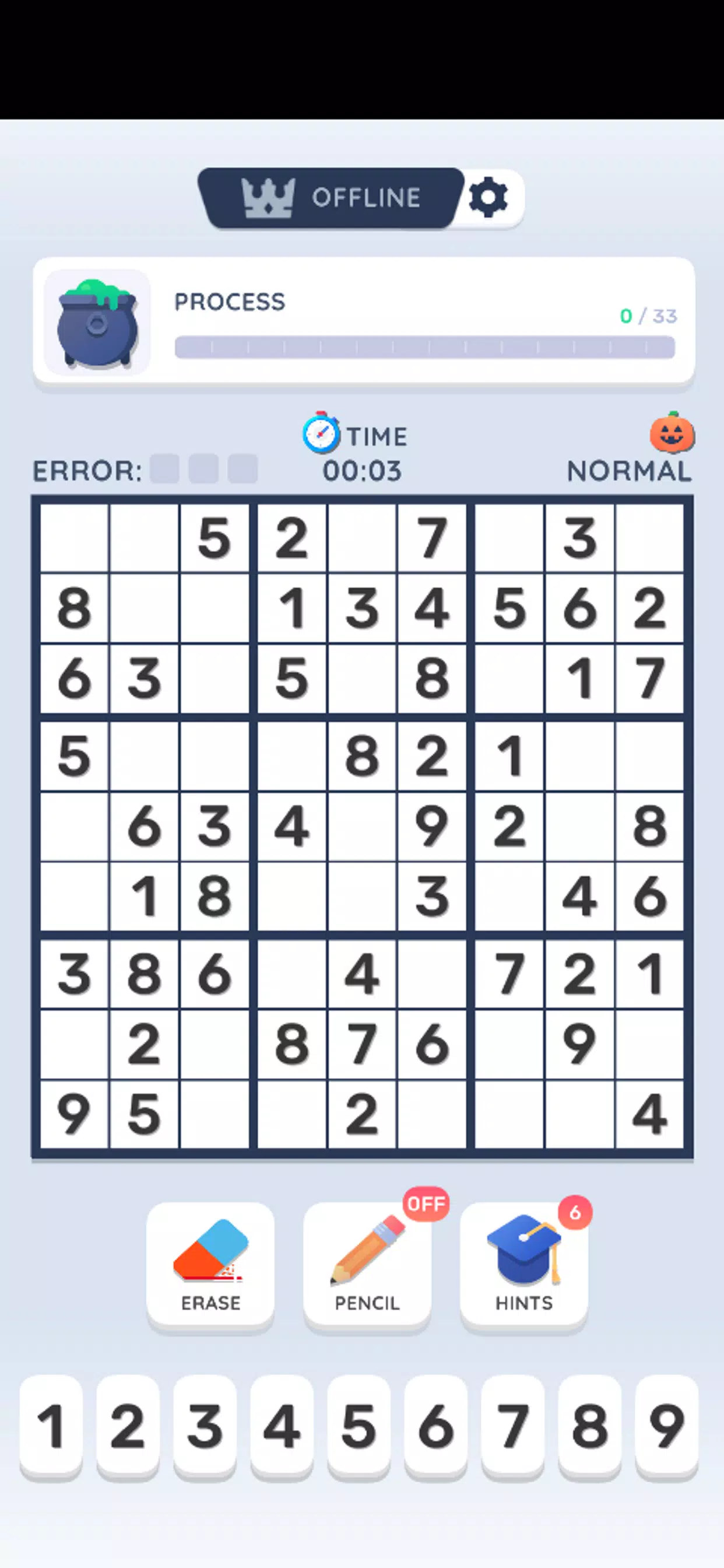 Sudoku Online Schermafbeelding 3