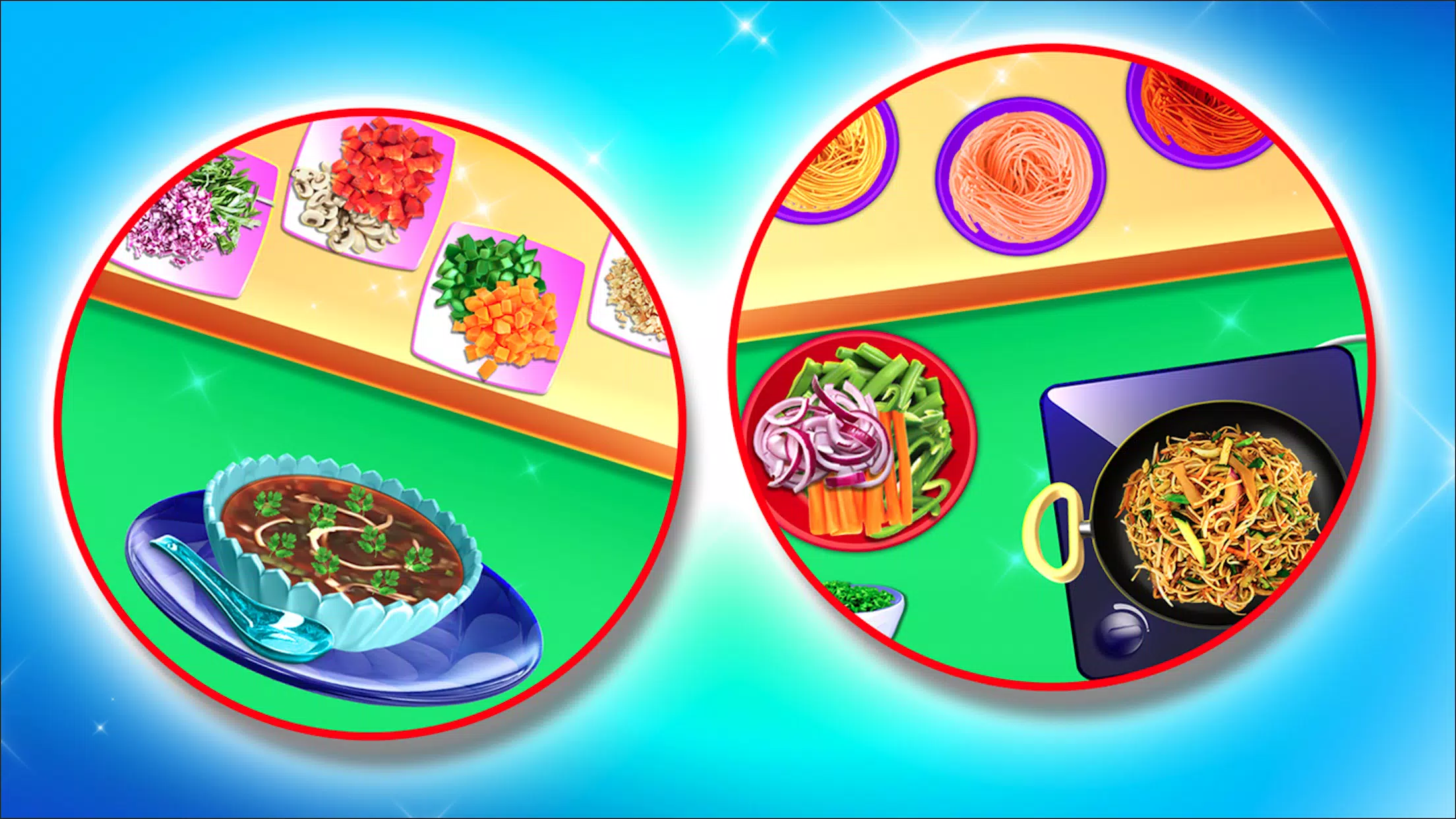 Lunar Chinese Food Maker Game Captura de tela 2