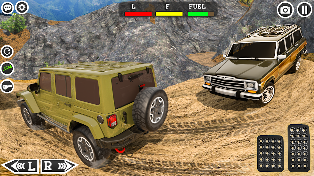 4x4 Mountain Climb Car Games Скриншот 2