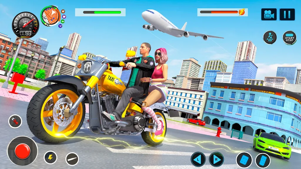 Flying Bike Driving Simulator 스크린샷 2