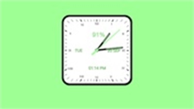 Analog Clock Square Cloassic Tangkapan skrin 2