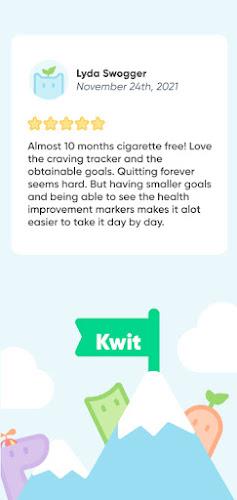 Kwit - Quit smoking for good! Zrzut ekranu 0