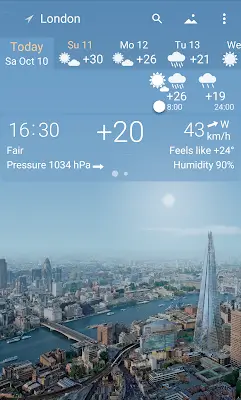 YoWindow Weather Captura de pantalla 0