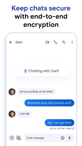 Android Messages ภาพหน้าจอ 1