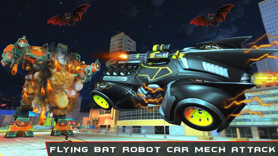 Bat Robot Fighting Game Capture d'écran 1