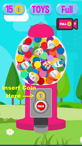 Surprise Eggs Vending Machine Mod Schermafbeelding 1