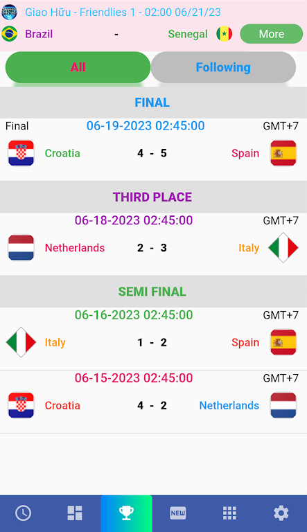 Female Cup Matches ภาพหน้าจอ 2