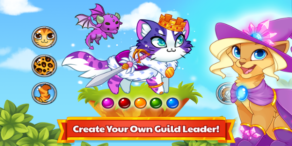 Castle Cats - Idle Hero RPG Tangkapan skrin 2