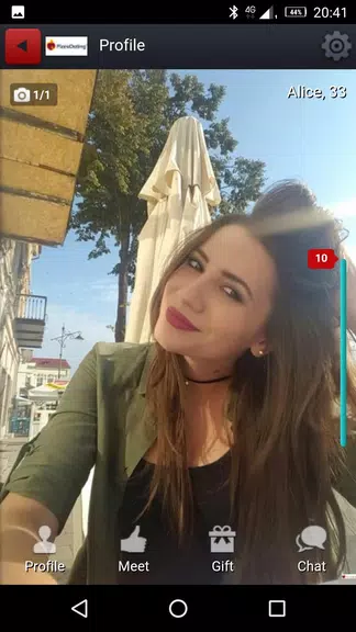 Schermata Meet new people, Flirt with singles - Flare Dating 1