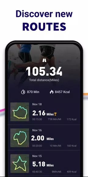 Leap Course sur Carte - Course Capture d'écran 1