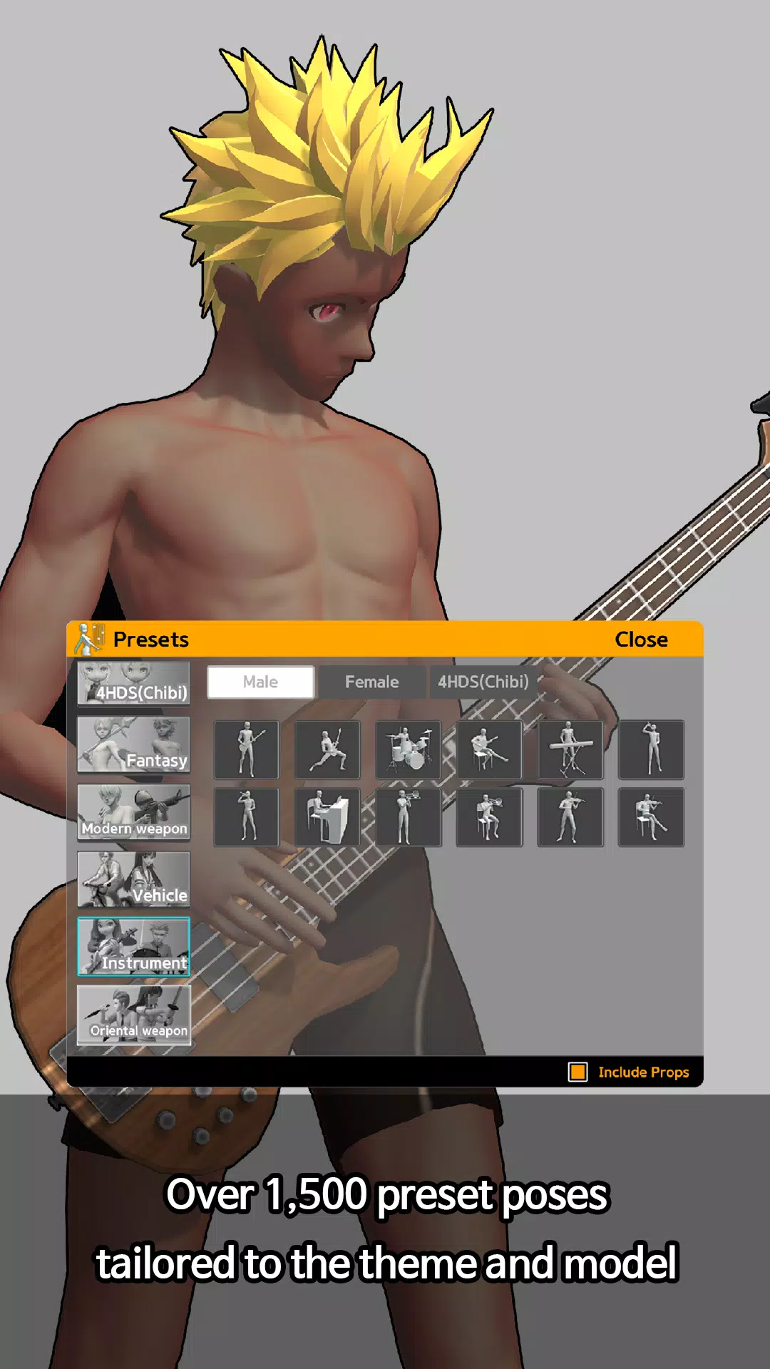 Easy Pose - 3D pose making app Capture d'écran 3