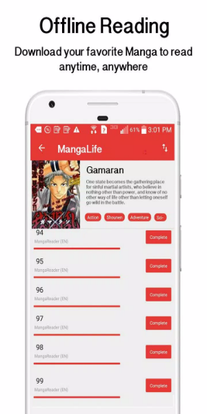 Manga Life - Manga & Comic Reader ภาพหน้าจอ 1