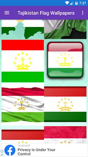 Tajikistan Flag Wallpaper: Fla Ekran Görüntüsü 2