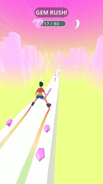 Sky Roller: Rainbow Skating Screenshot 1