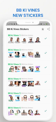 BB Ki Vines Stickers應用截圖第0張