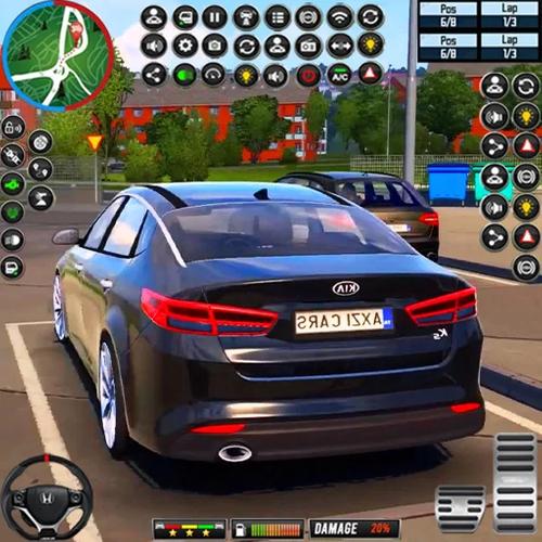 US School Car Game: Car Drive Captura de tela 0
