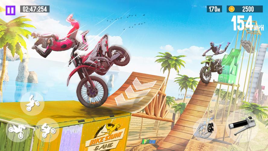 Bike Games 3D: Bike Stunt Game Ảnh chụp màn hình 1