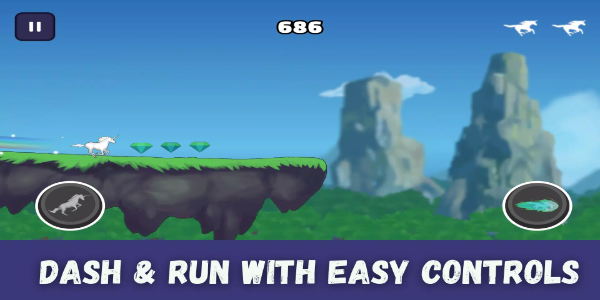 Unicorn Dash : Horse Attack ภาพหน้าจอ 1