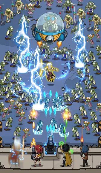 Schermata Zombie War Idle Defense Game 1