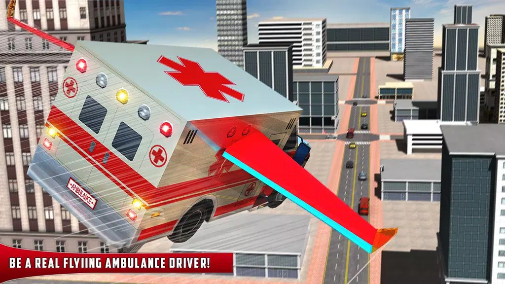 Flying Ambulance Rescue Drive Screenshot 0