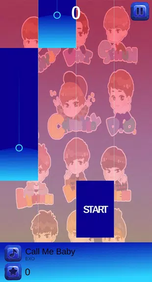 EXO Chibi Piano Tiles スクリーンショット 3