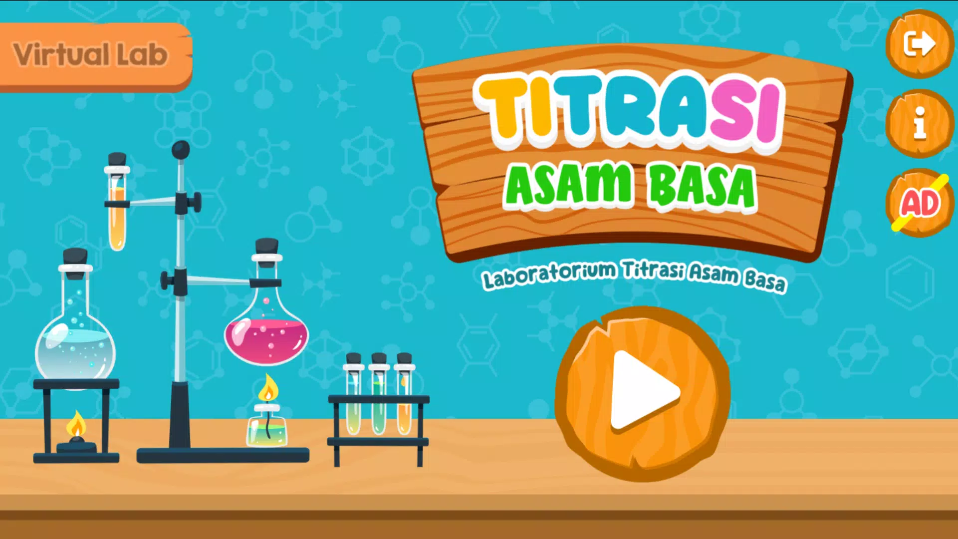 Virtual Lab Titrasi Asam Basa Zrzut ekranu 0