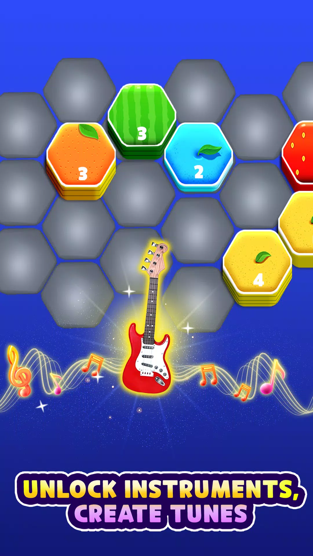 Hexa Music - Color Puzzle Ảnh chụp màn hình 1