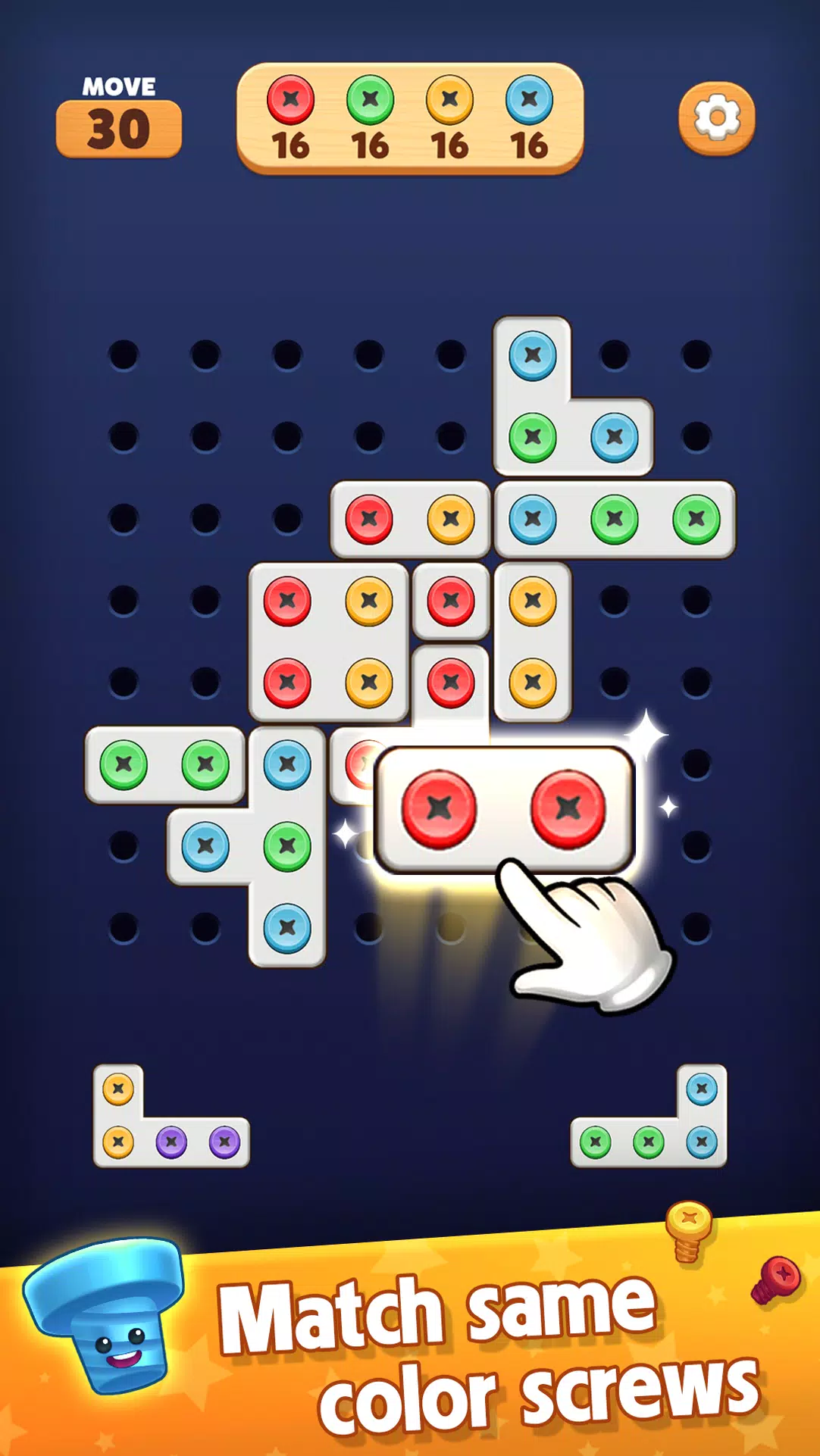 Screw Blast: Match The Bolts Скриншот 0