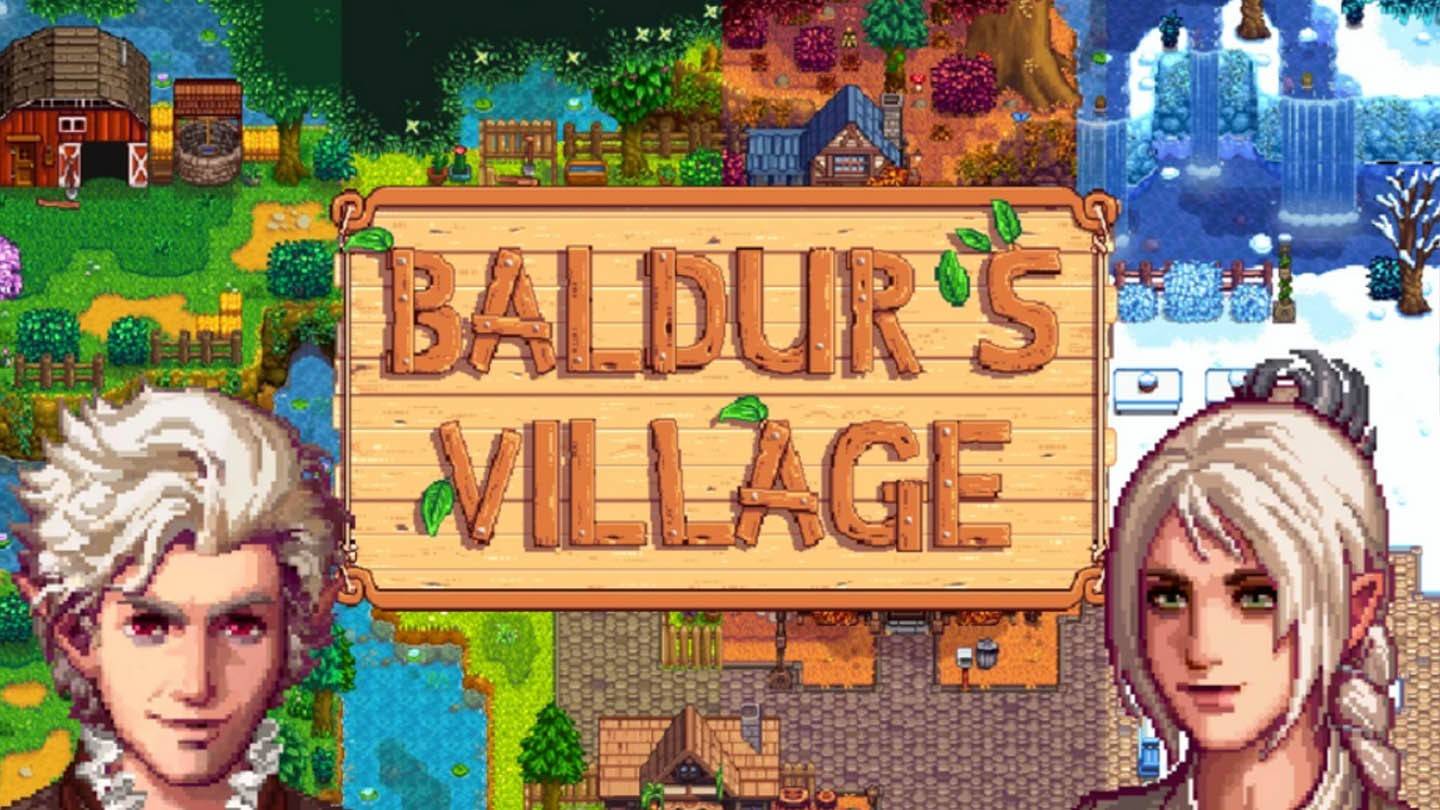 Thung lũng Stardew gặp Cổng Baldur 3: Village do người hâm mộ tạo ra