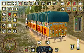 Offroad Cargo Truck Driving 3D Captura de pantalla 3