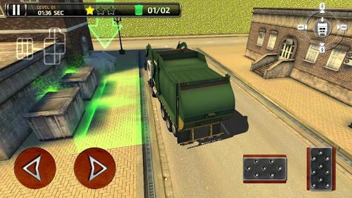 Garbage Truck Simulator 3D Racing Games 2017 Tangkapan skrin 3