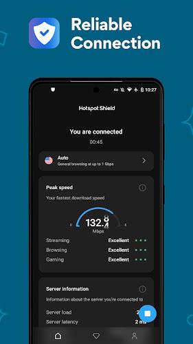 Hotspot Shield VPN: Fast Proxy स्क्रीनशॉट 3