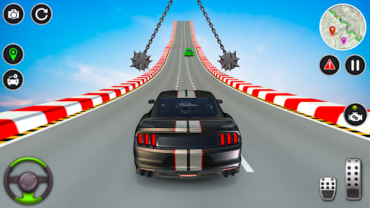 Ramp Car Stunt Racing Game Mod Schermafbeelding 1