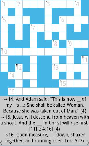 Bible Crossword Schermafbeelding 0