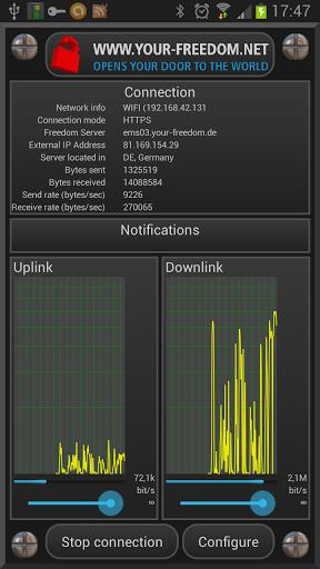 Your Freedom VPN Client Ekran Görüntüsü 2