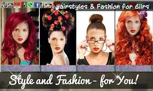 Hairstyles & Fashion for Girls Ekran Görüntüsü 3