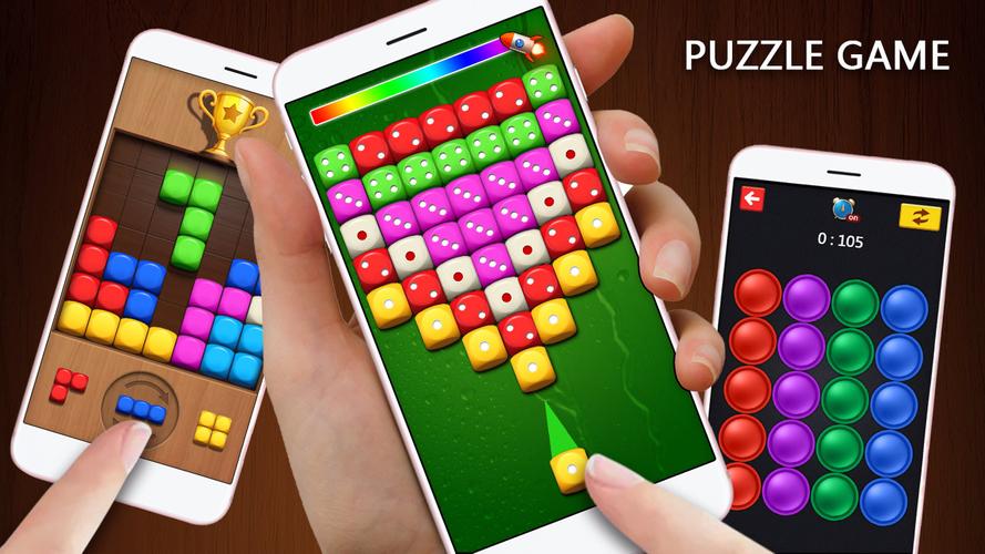 Dice Puzzle 3D - Merge game Captura de tela 1