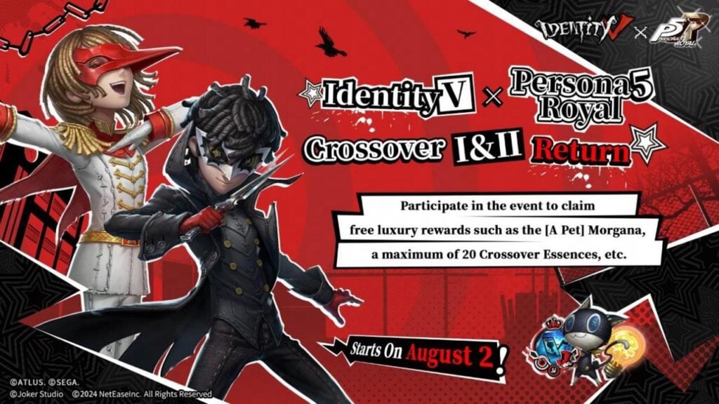 Ang Persona 5 character ay bumalik sa pagkakakilanlan v pakikipagtulungan