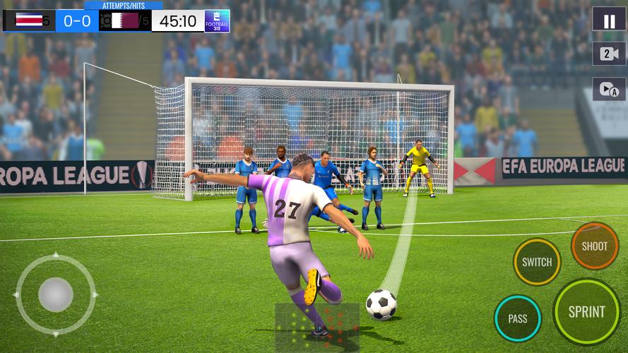 Football 3D Star Captura de pantalla 1