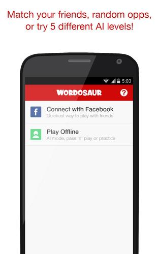 Wordosaur ဖန်သားပြင်ဓာတ်ပုံ 1