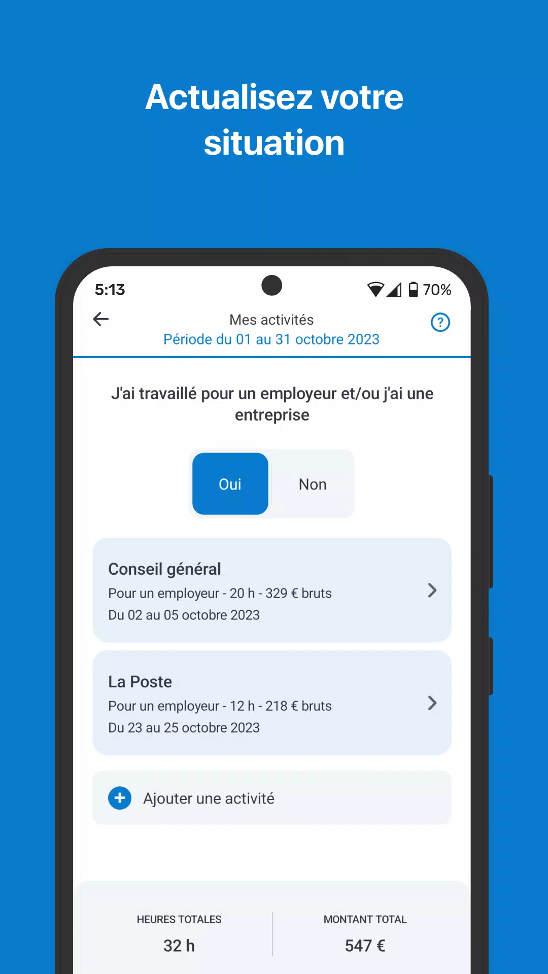 Mon Espace - France Travail應用截圖第1張