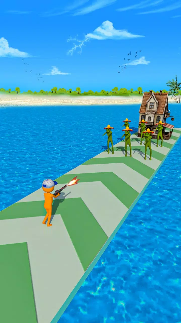 Stickman Zombie Скриншот 1