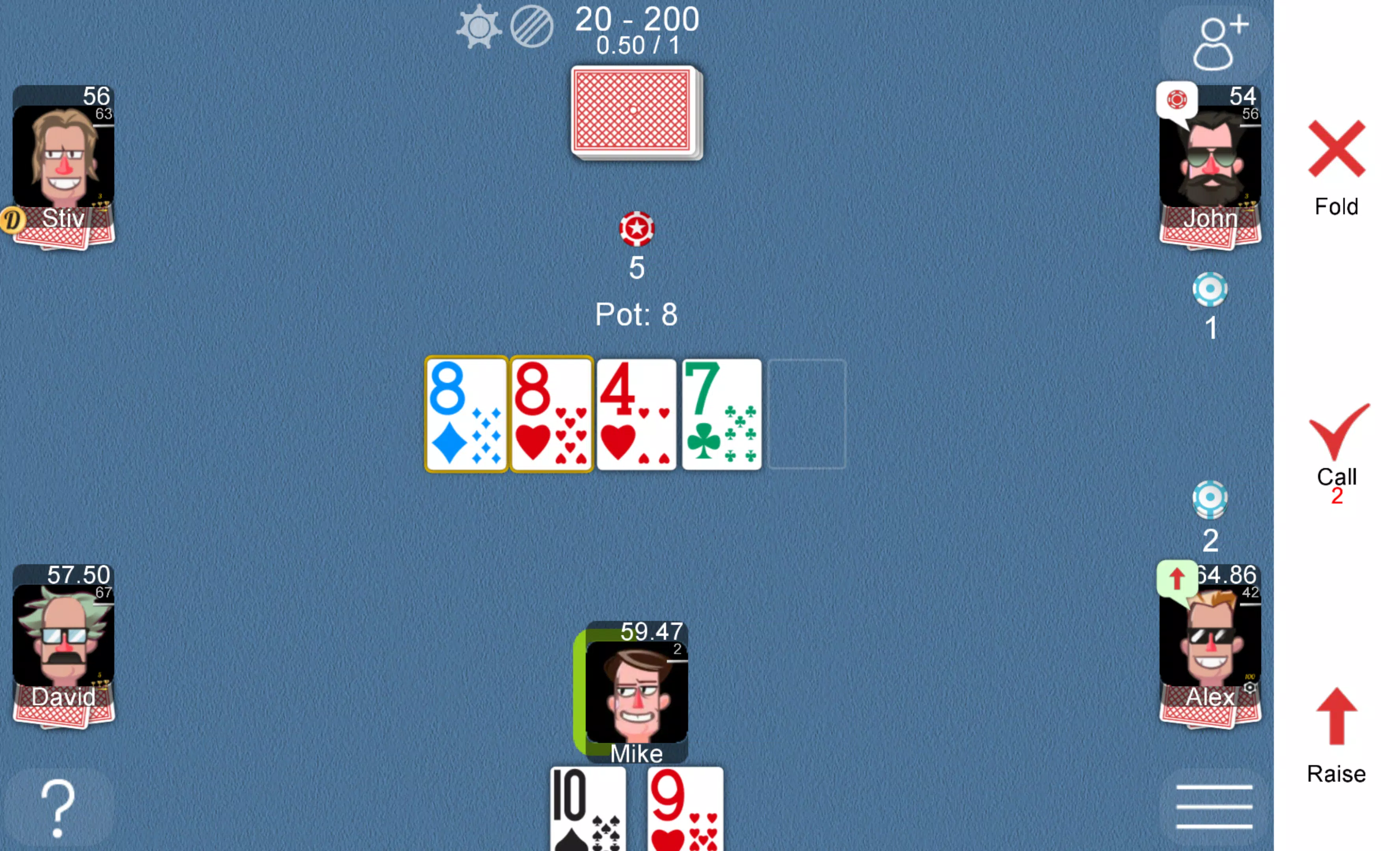 Poker Online Tangkapan skrin 2