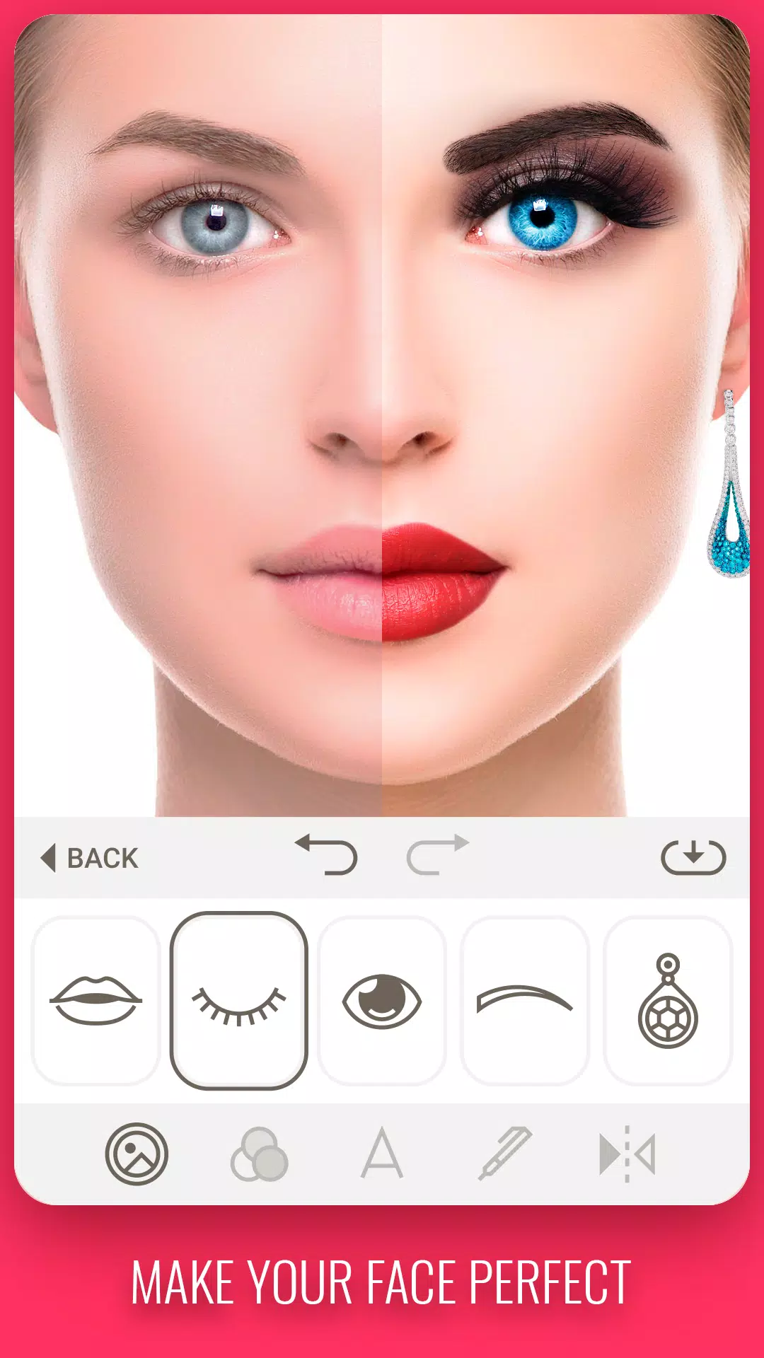 Makeup camera ภาพหน้าจอ 1