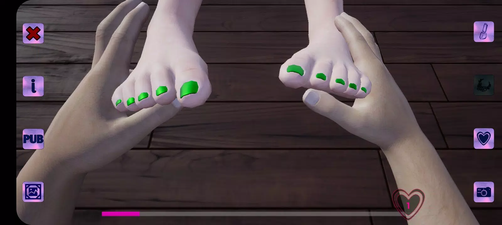 Girl feet Screenshot 1