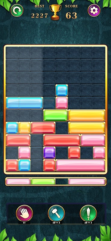 Block Puzzle Jewel Drop Blast Schermafbeelding 0