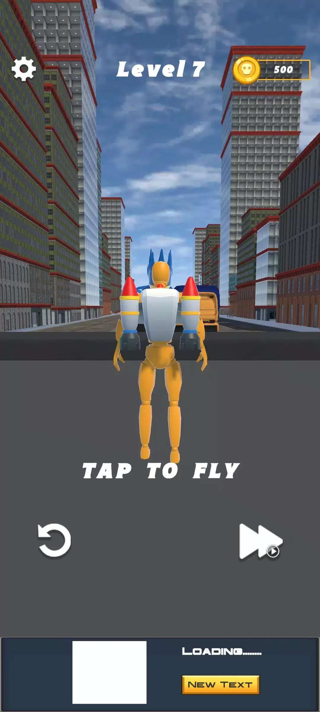 Schermata Jetpack Ragdoll: Fly Adventure 0