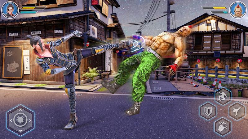 Fighting games: Karate Kung Fu Tangkapan skrin 2