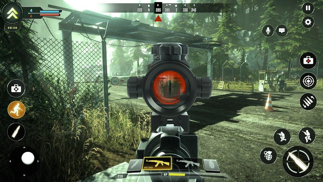 Sniper Game: Shooting Gun Game Mod Captura de tela 3