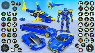 US Shark Robot Transform Games ဖန်သားပြင်ဓာတ်ပုံ 0